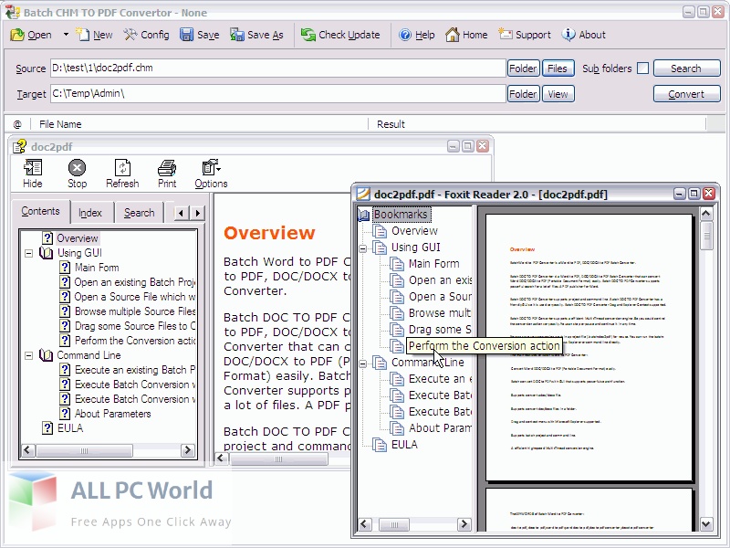 Batch CHM to PDF Converter 2022 Download