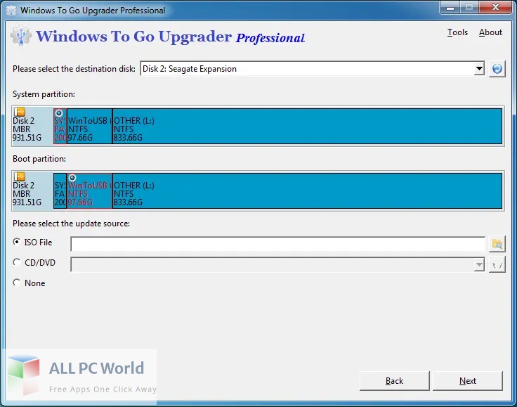 EasyUEFI Windows To Go Upgrader 3 Free Download
