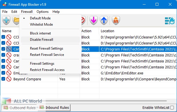 Firewall App Blocker Setup Download