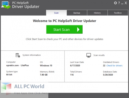 PC HelpSoft Driver Updater Pro 6 Free Download
