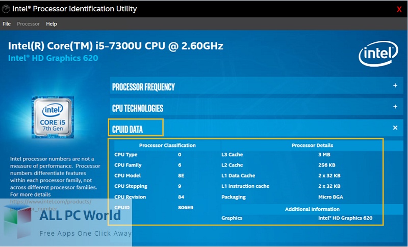 Intel Processor Identification Utility 6 Download