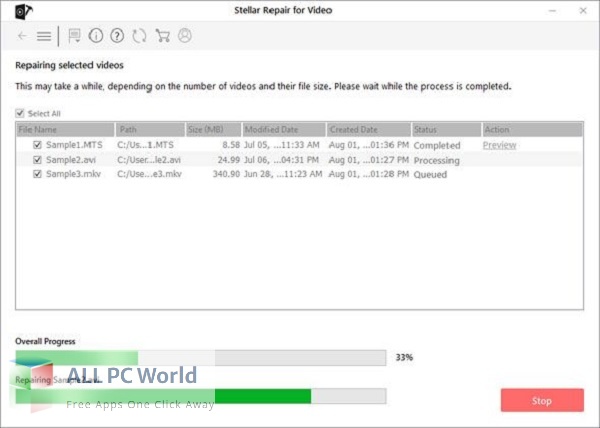 Stellar Repair for Video 6 Free Setup Download