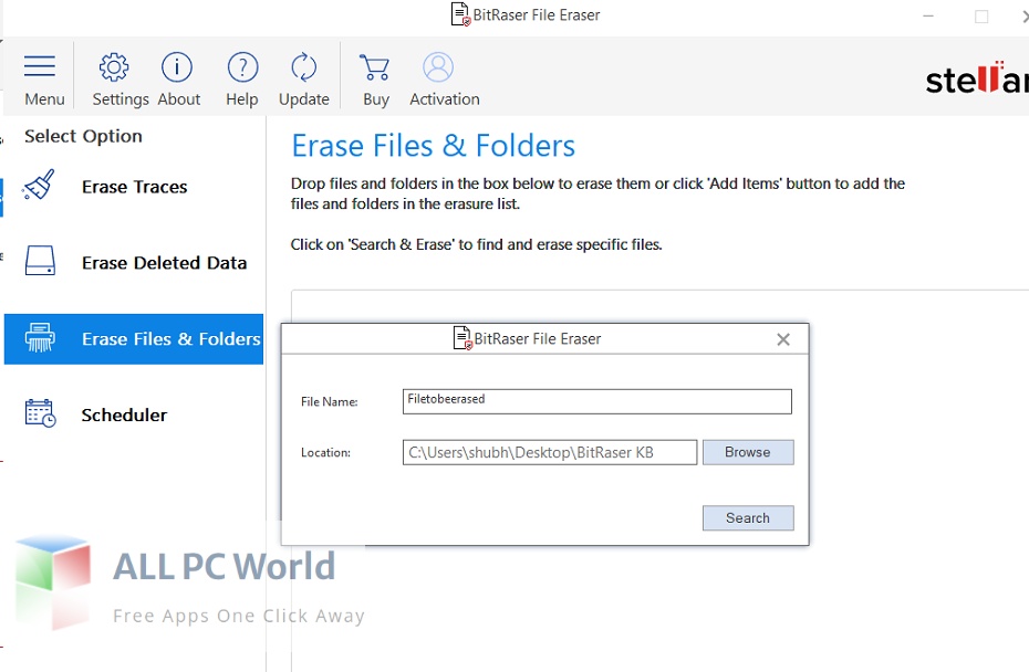 BitRaser File Eraser Standard 5 Free Setup Download