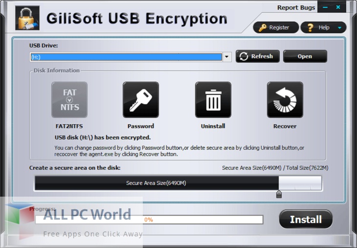 GiliSoft USB Stick Encryption 12 Free Download