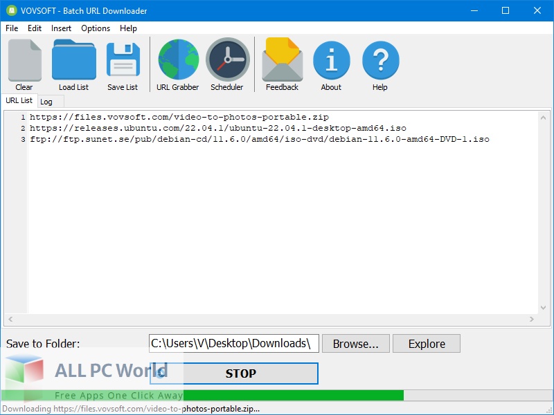 VovSoft Batch URL Downloader 4 Free Setup Download