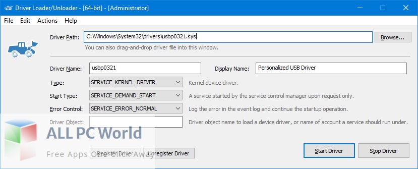 Driver Loader Unloader Free Setup Download