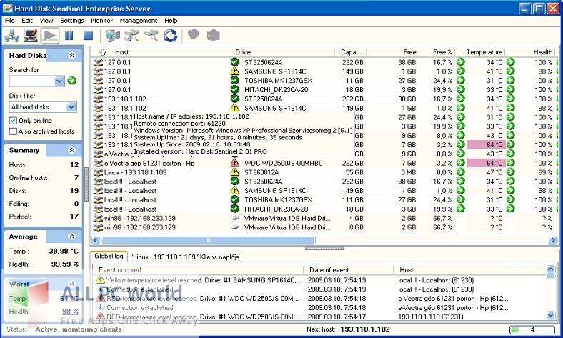 Hard Disk Sentinel Enterprise Server Free Download