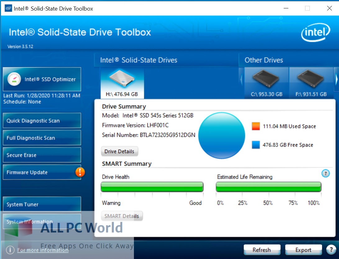 Intel Solid State Drive (SSD) Toolbox 3 Free Download
