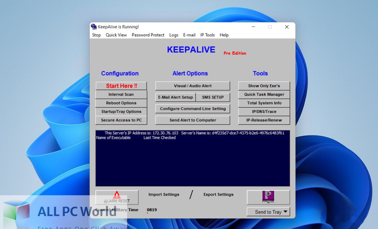 PB Software KeepAlive Pro 21 Free Download