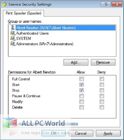Service Security Editor 5 Free Setup Download