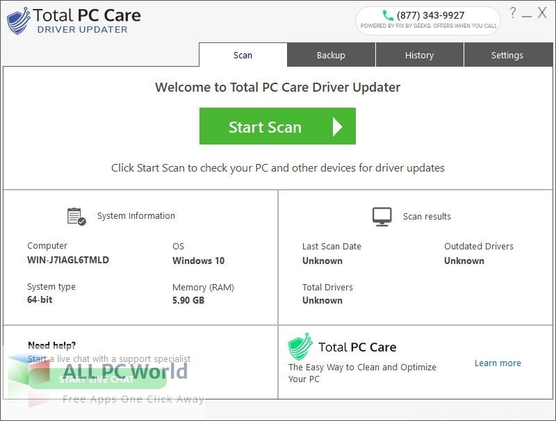 Total PC Care Driver Updater 5 Free Download