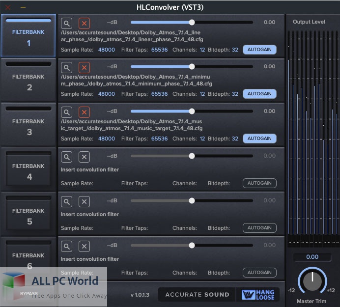 Accurate Sound Hang Loose Convolver (HLC) Free Download