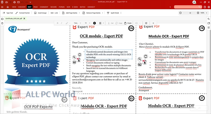 Avanquest Expert PDF Ultimate 15 Free Download