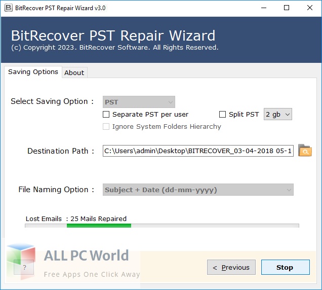 BitRecover PST Repair Wizard 3 Download