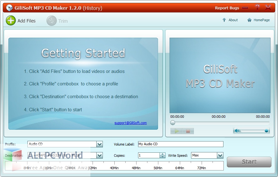 GiliSoft MP3 CD Maker 9 Free Download