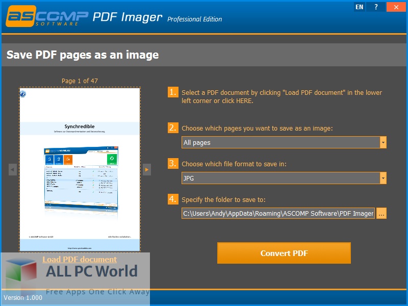 PDF Imager Professional Setup Download