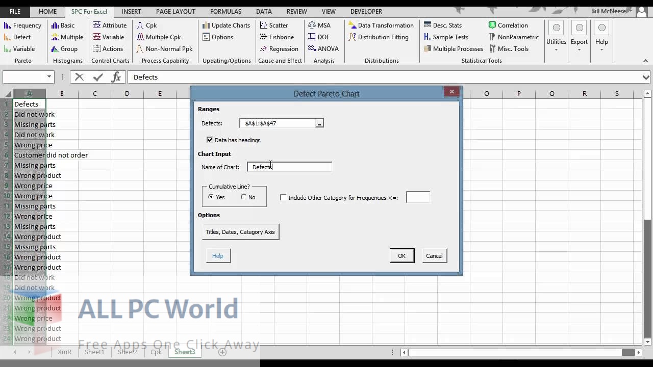 SPC for Excel Free Download