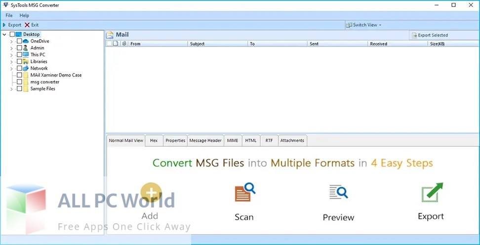 SysTools MSG Converter 9 Free Download