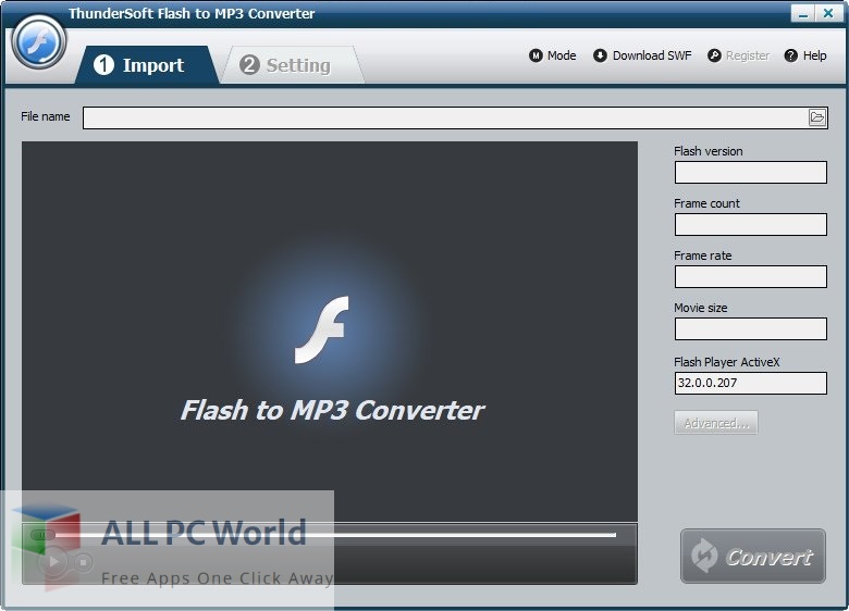 ThunderSoft Flash to MP3 Converter 4 Free Download