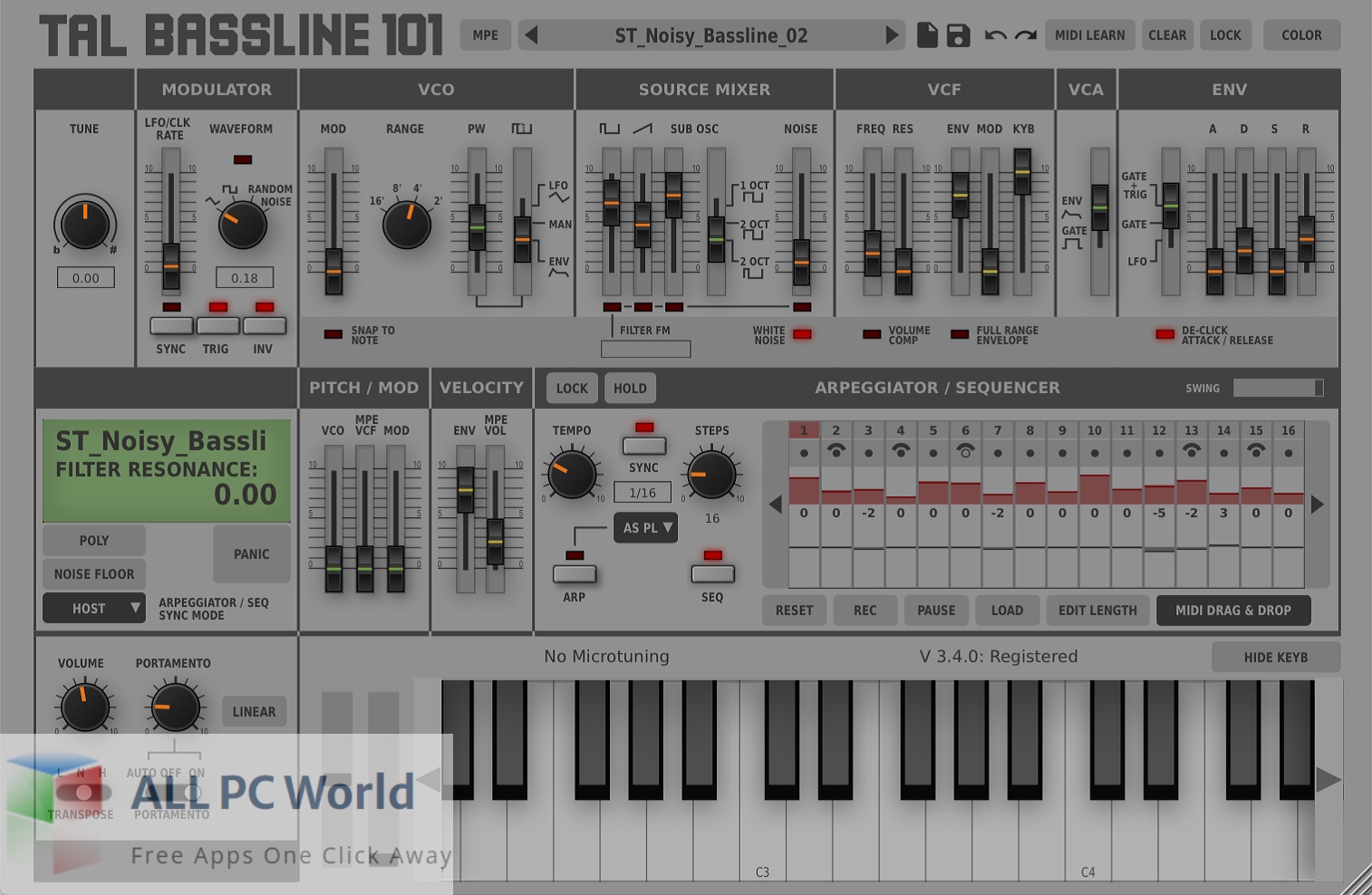 Togu Audio Line TAL-BassLine-101 3 Free Download