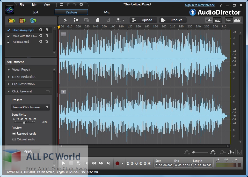 CyberLink AudioDirector Ultra 13 Free Download