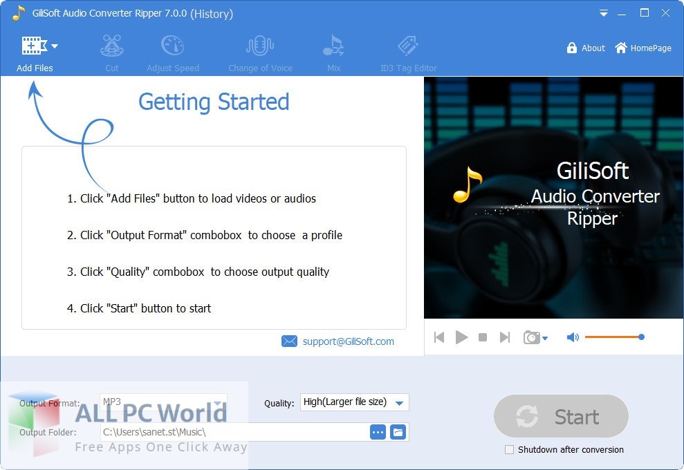 GiliSoft Audio Converter Ripper 9 Free Download
