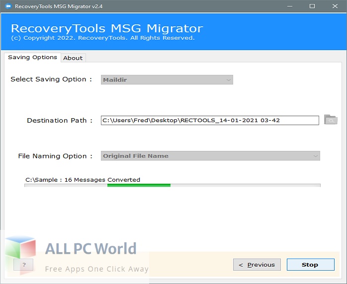 RecoveryTools MSG Migrator 3 Download