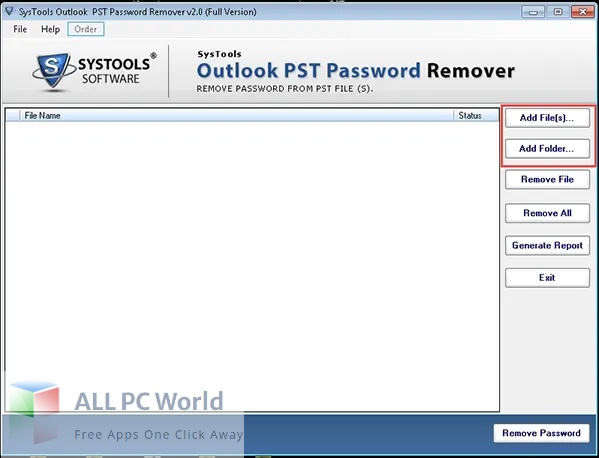 SysTools PST Password Remover 4 Free Download