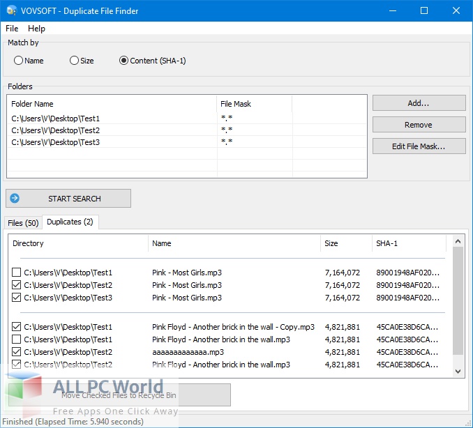 VovSoft Duplicate File Finder Free Download