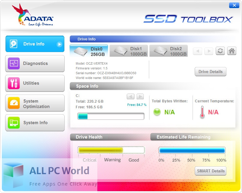 ADATA SSD ToolBox 5 Free Download