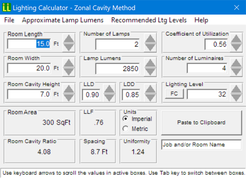 MC Group Lighting Calculator 23 Free Download