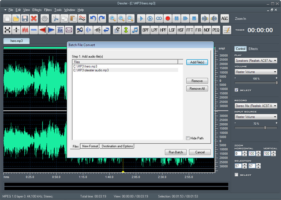 Softdiv Dexster Audio Editor 5 Download