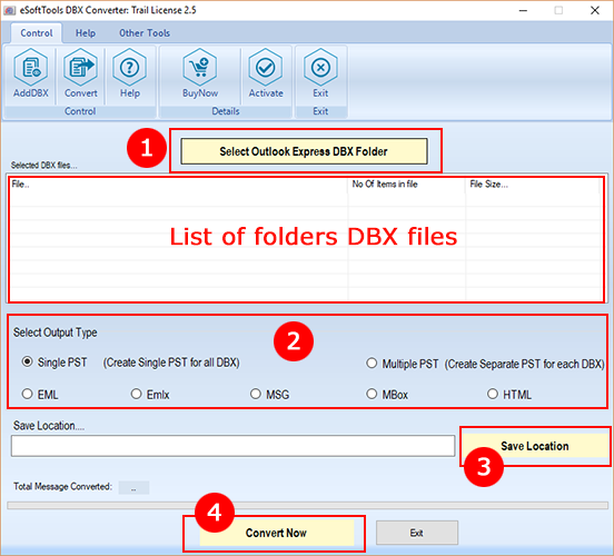 eSoftTools DBX Converter 2 Free Download