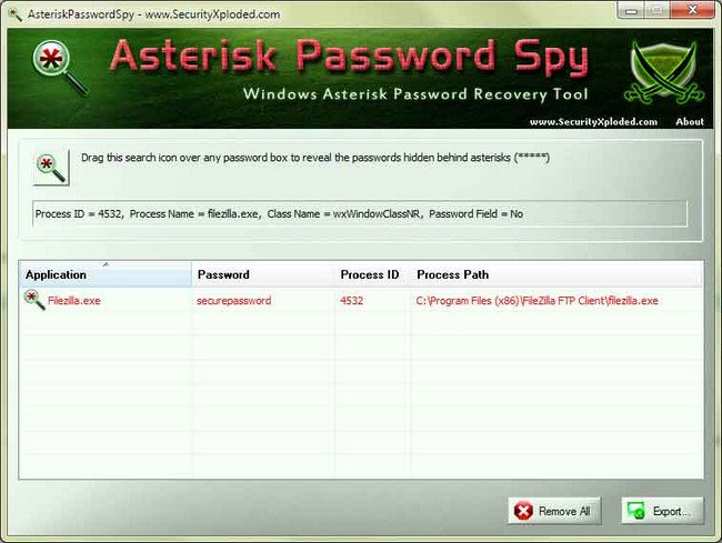 Asterisk Password Spy 12 Free Download