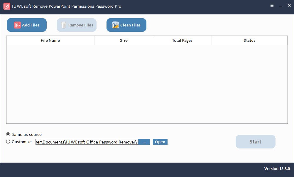 IUWEsoft Remove PowerPoint Permissions Password Pro 13 Free Download