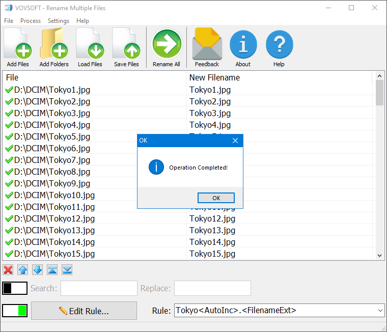 VovSoft Rename Multiple Files 2 Download