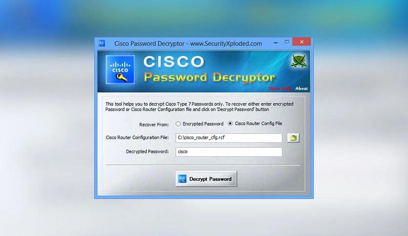 Cisco Password Decryptor Download