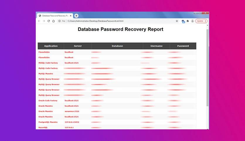 Database Password Recovery Download