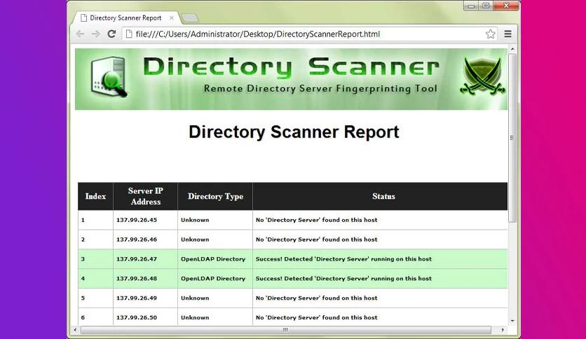 Directory Scanner Free Download