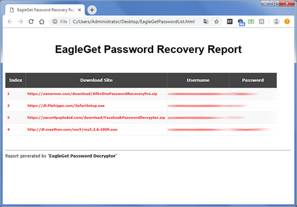 EagleGet Password Decryptor Download