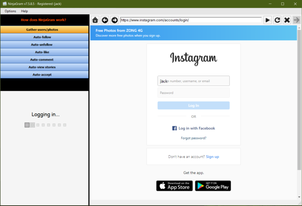 NinjaGram (Instagram Bot) 7 Free Download