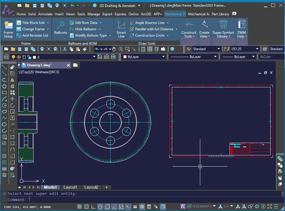 ZWCAD MFG 2024 Free Download