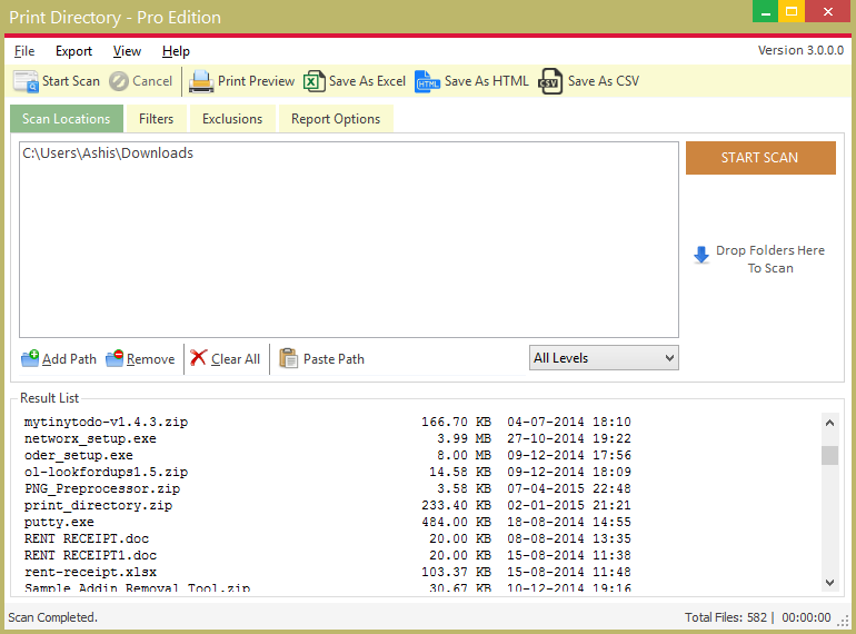 Ashisoft Print Directory Pro 3 Free Download
