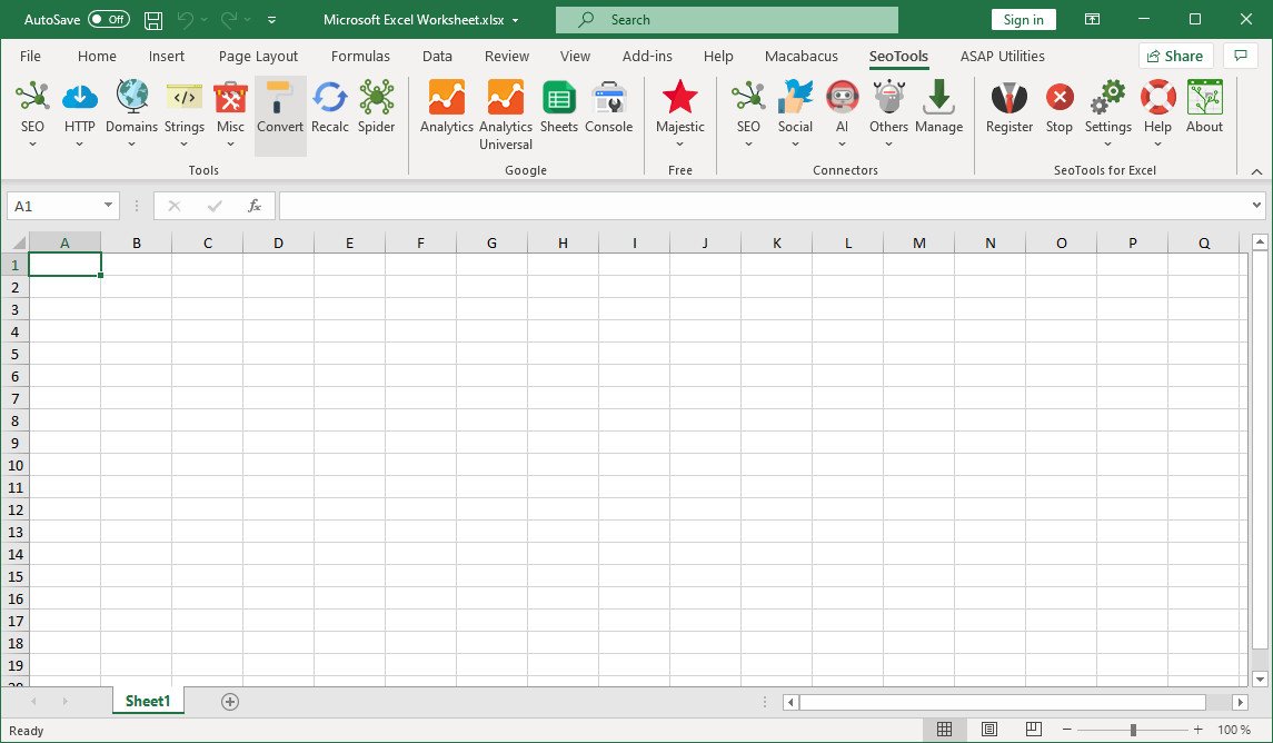 SeoTools for Excel 10 Free Download