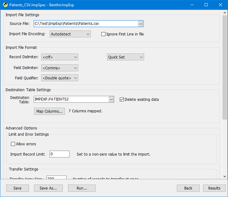 Benthic Software ImpExpPro Free Download
