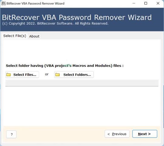 BitRecover VBA Password Remover Wizard 3 Download