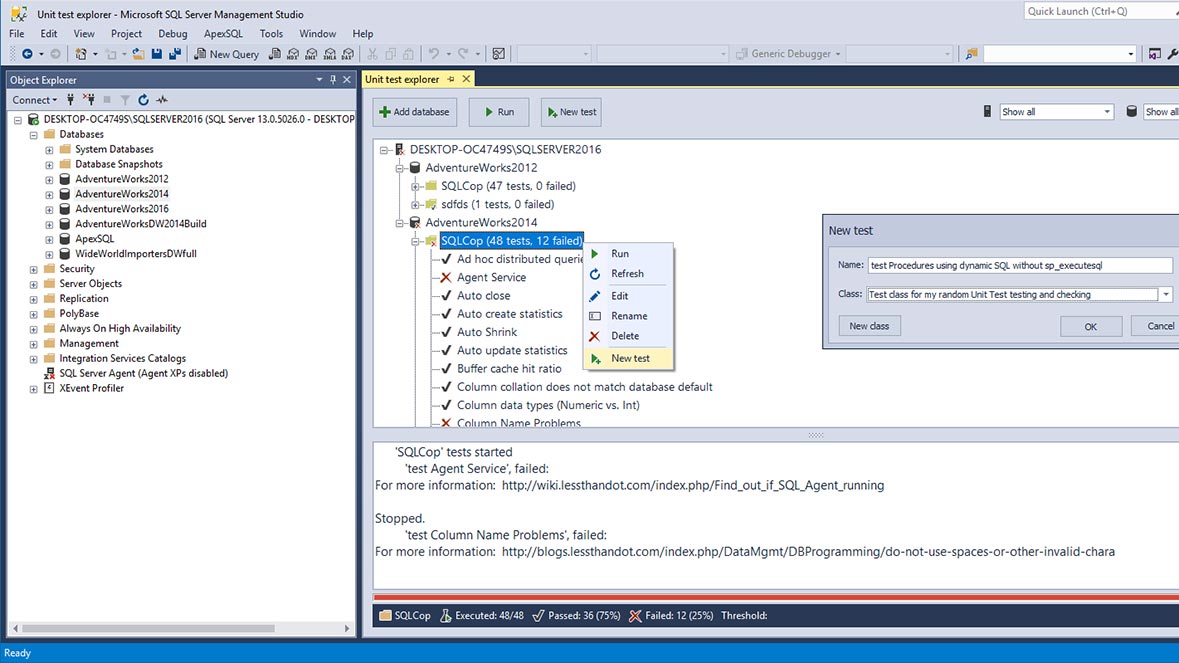 Quest Software ApexSQL Unit Test 2023 Free Download