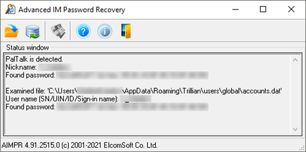 Elcomsoft Advanced Instant Messengers Password Recovery 4 Download