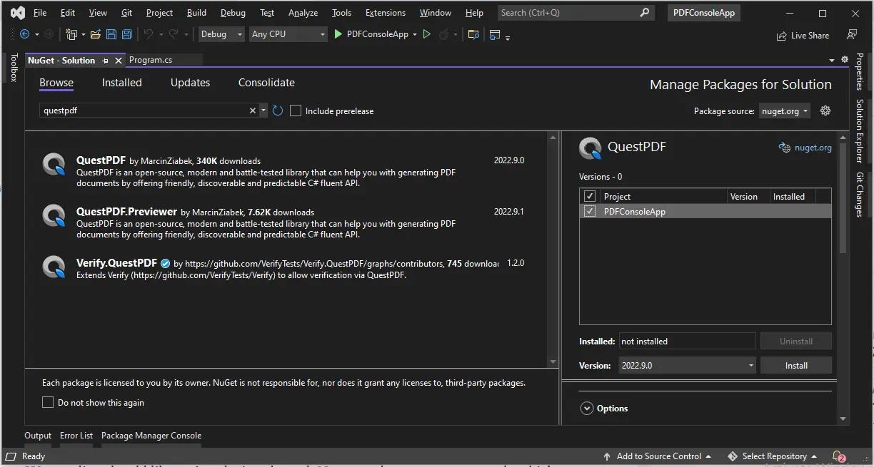 QuestPDF Alternatives 2024 Download