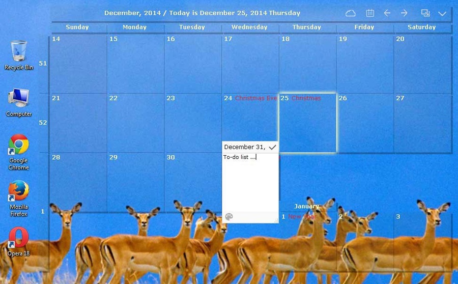 Desktop Calendar Download Free